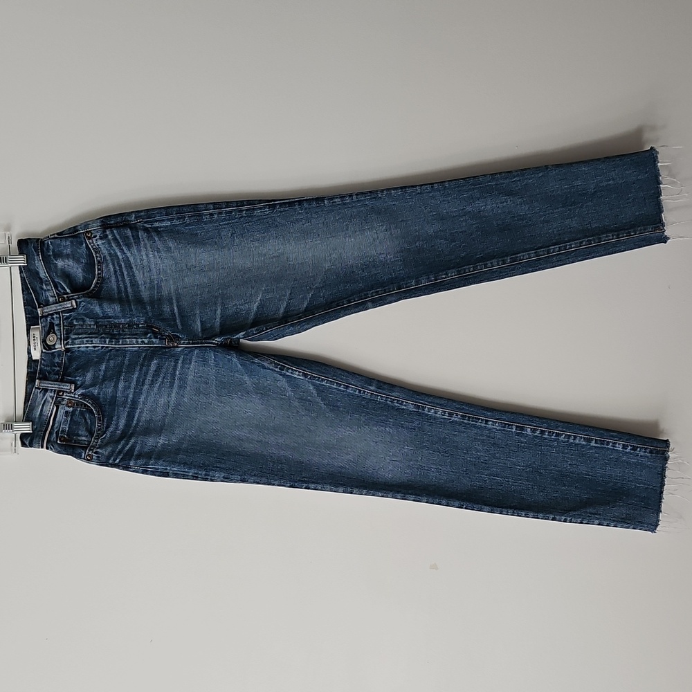 Moussy Vintage Howa Jeans Medium-wash Straight-leg High Rise Size 26